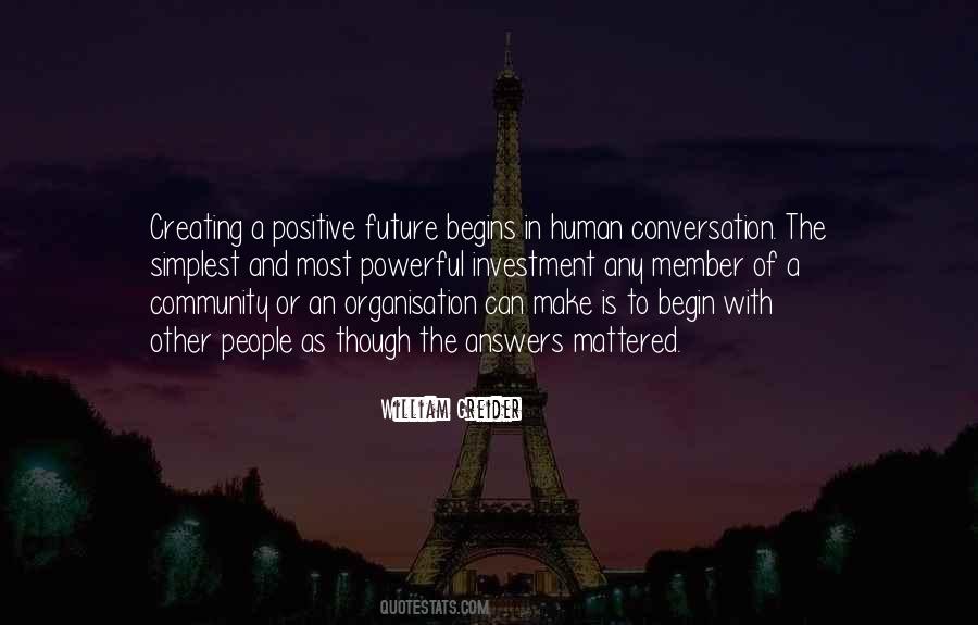 Quotes About Positive Future #1130903