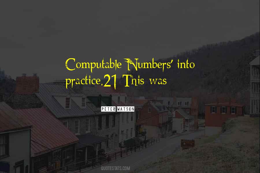 Computable Numbers Quotes #211833