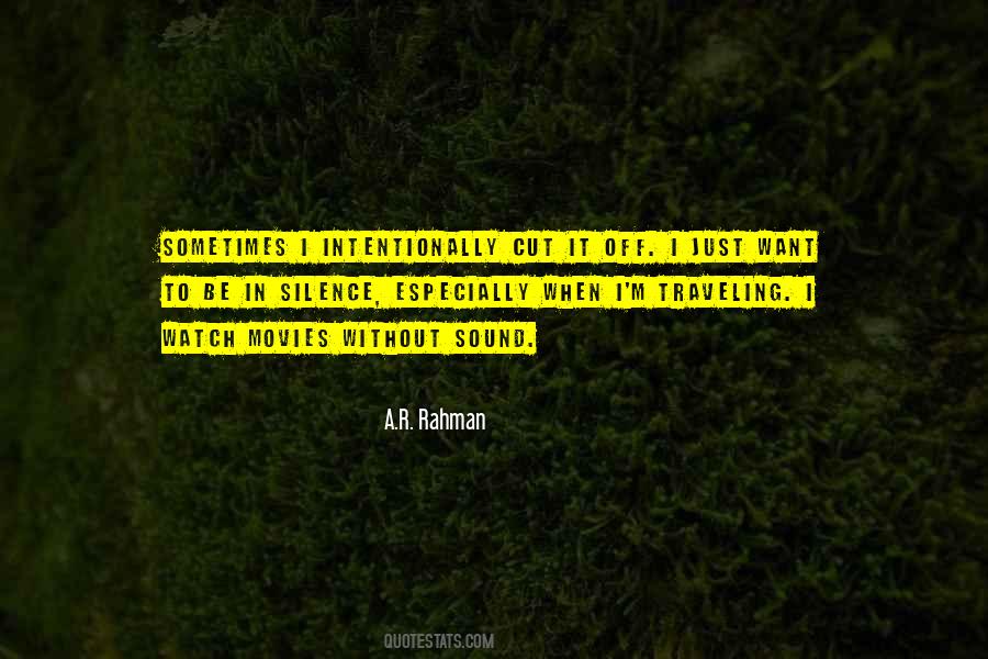 Quotes About Sound In Movies #1311039