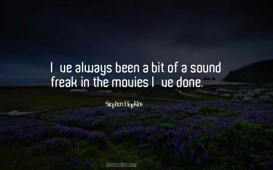 Quotes About Sound In Movies #70322