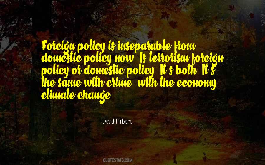 Quotes About Domestic Policy #1065031