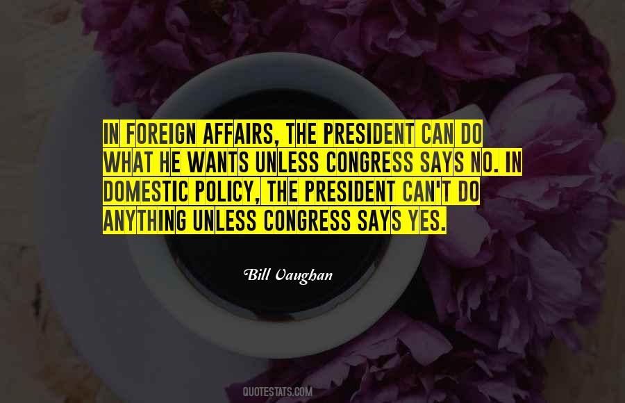 Quotes About Domestic Policy #466187
