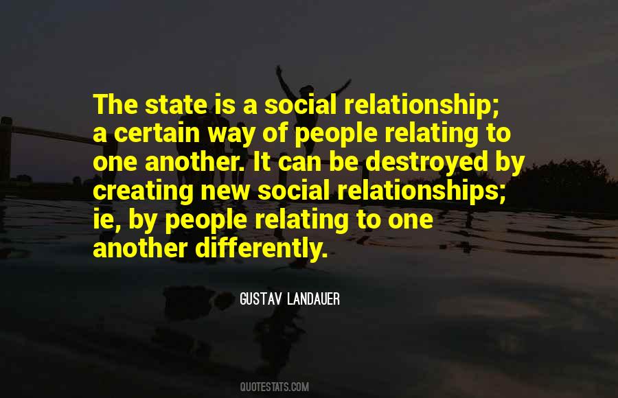 Quotes About Creating Relationships #471657