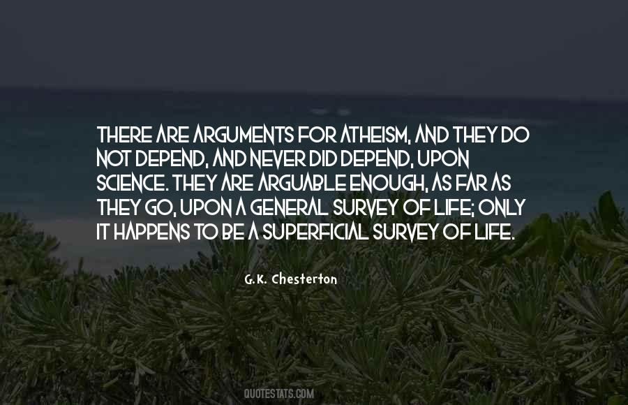 Atheism Arguments Quotes #1335232