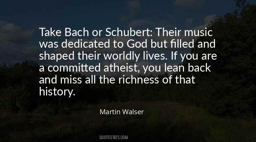 Quotes About Bach's Music #438635