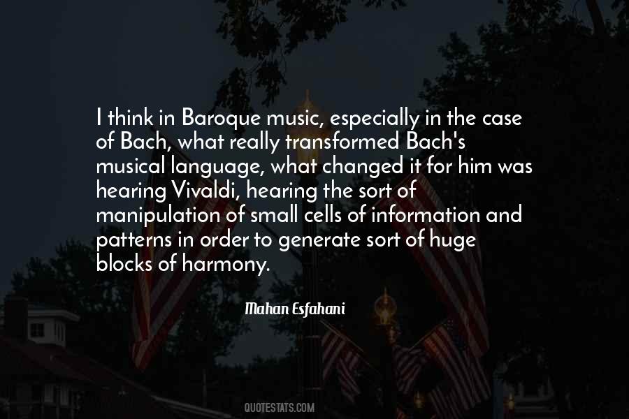 Quotes About Bach's Music #503097