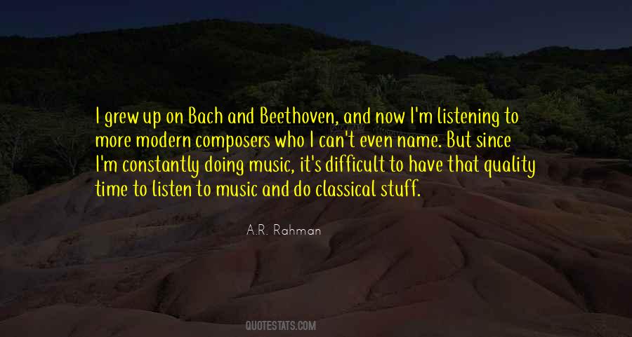 Quotes About Bach's Music #867574