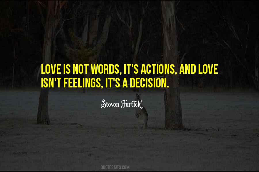 Quotes About Actions And Love #684257
