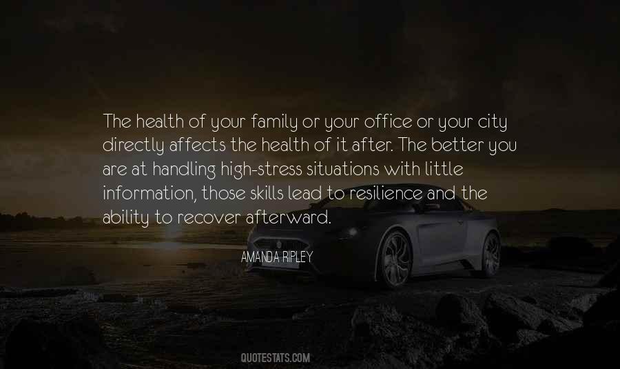 Quotes About High Stress #460116