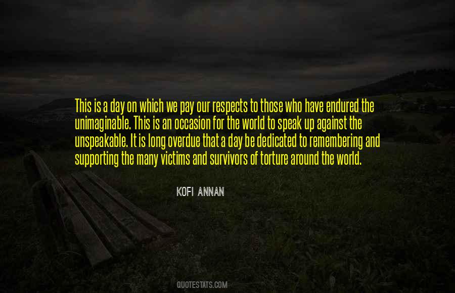 Quotes About Unimaginable #1386302