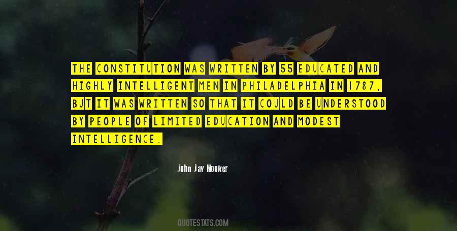 Intelligence Intelligent Men Quotes #1589586
