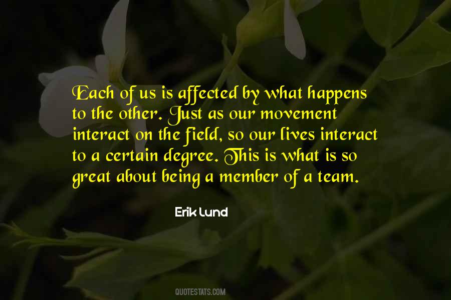 Being On A Team Quotes #1551201