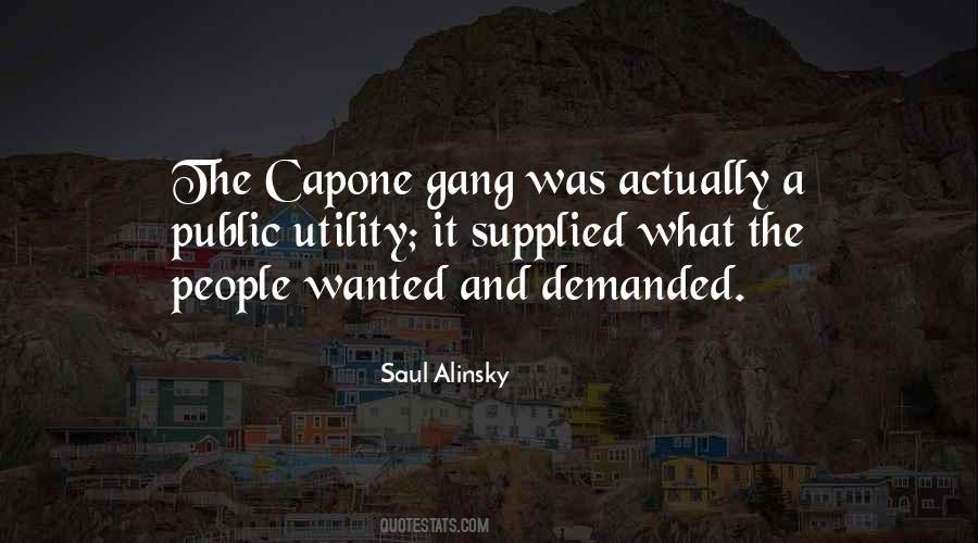 Quotes About Capone #1187405