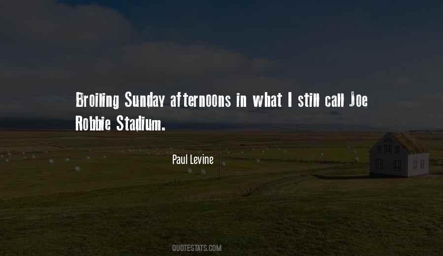 Quotes About Sunday Afternoons #1529107