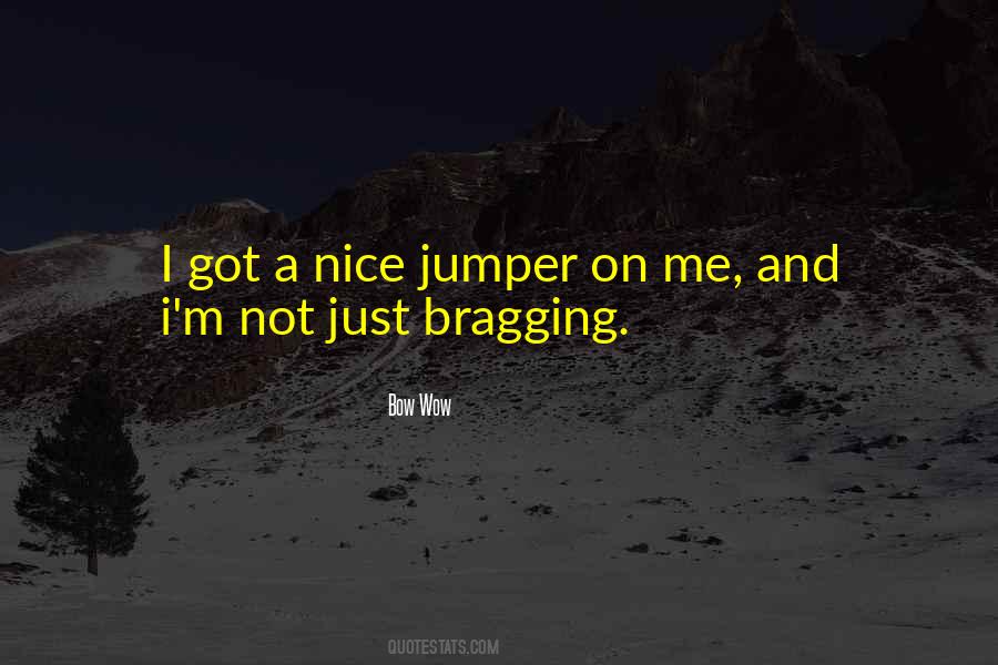 Quotes About Bragging #1168821