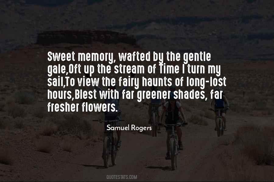 Memories Flowers Quotes #1803467