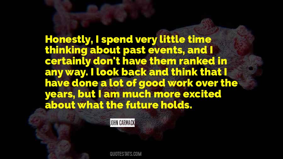 Quotes About Past Events #1178902