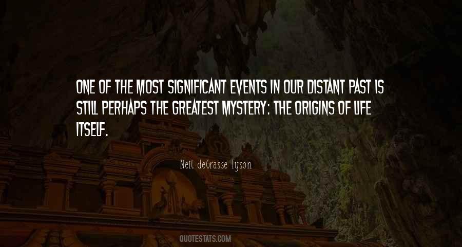 Quotes About Past Events #143843