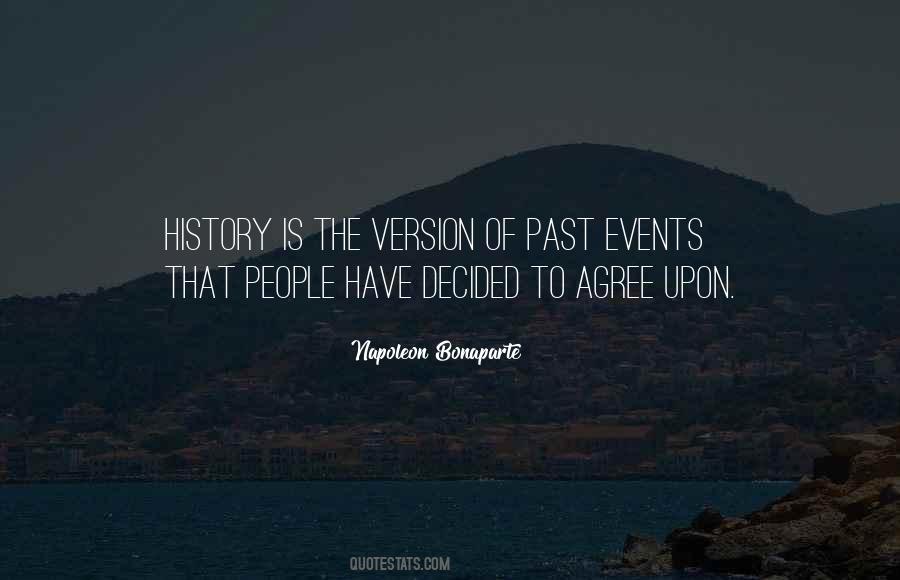 Quotes About Past Events #307905