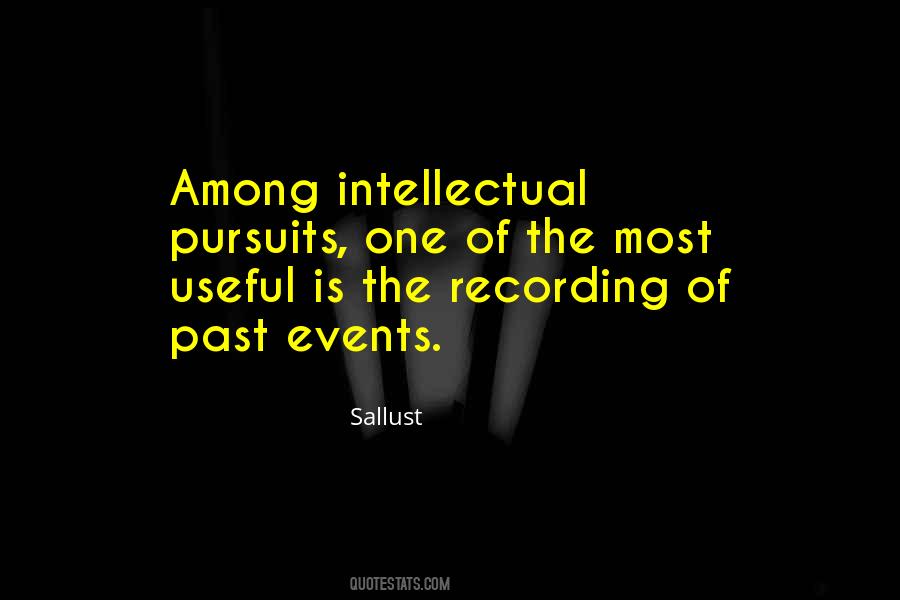 Quotes About Past Events #849860