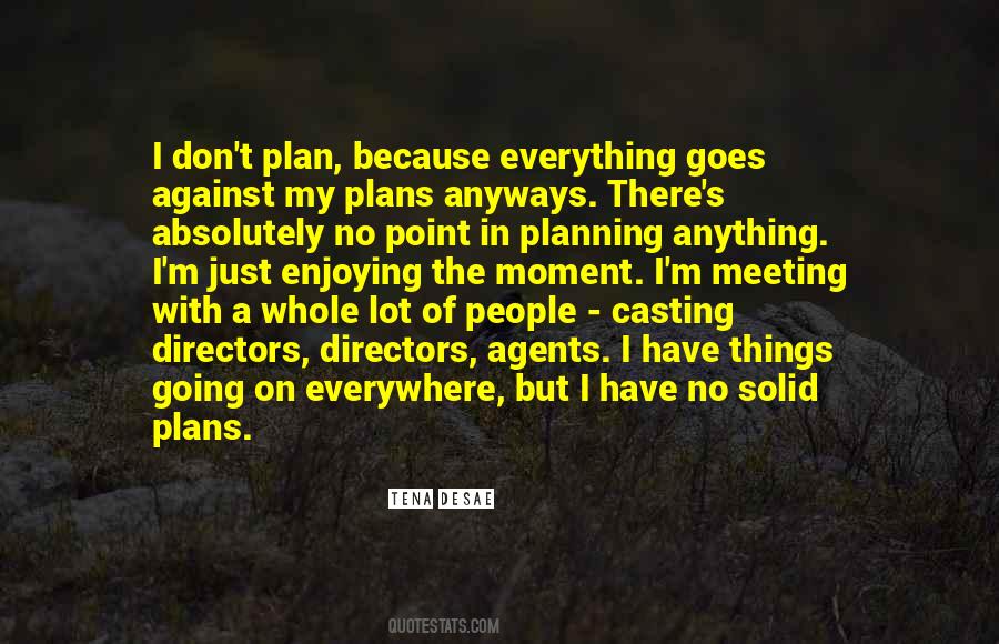No Planning Quotes #1495059