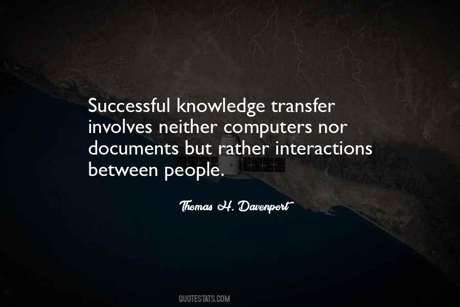 Quotes About Knowledge Transfer #1545554