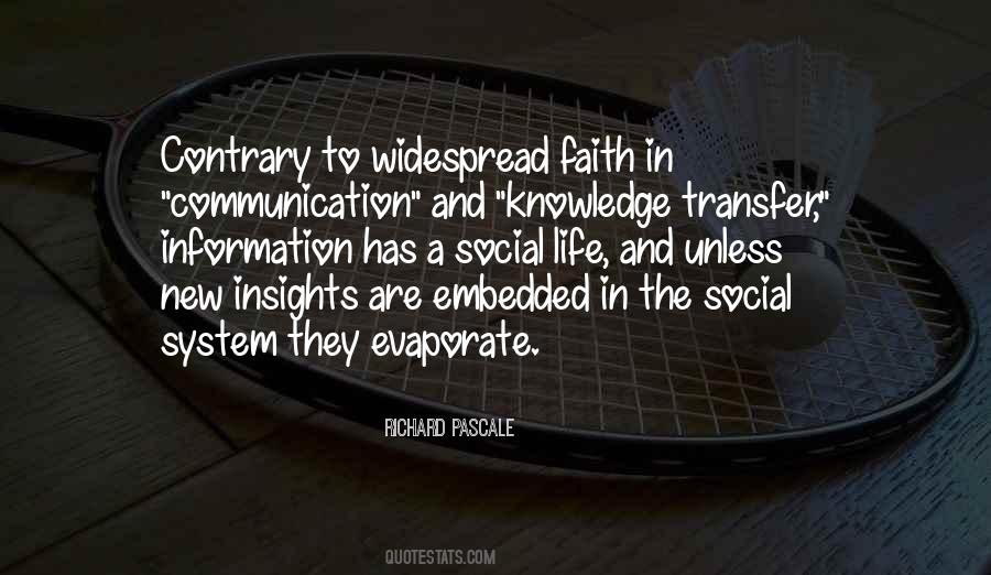 Quotes About Knowledge Transfer #91164