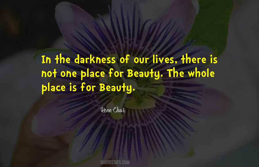 Quotes About Beauty In Darkness #173893