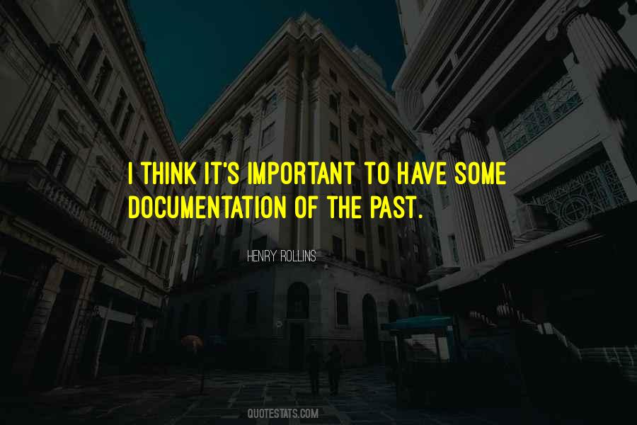 Quotes About Documentation #749827