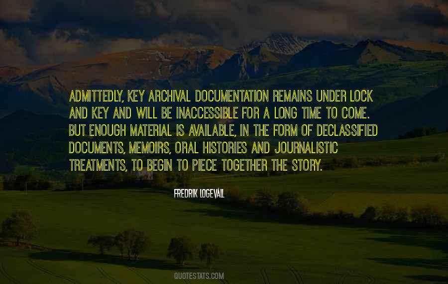Quotes About Documentation #776981