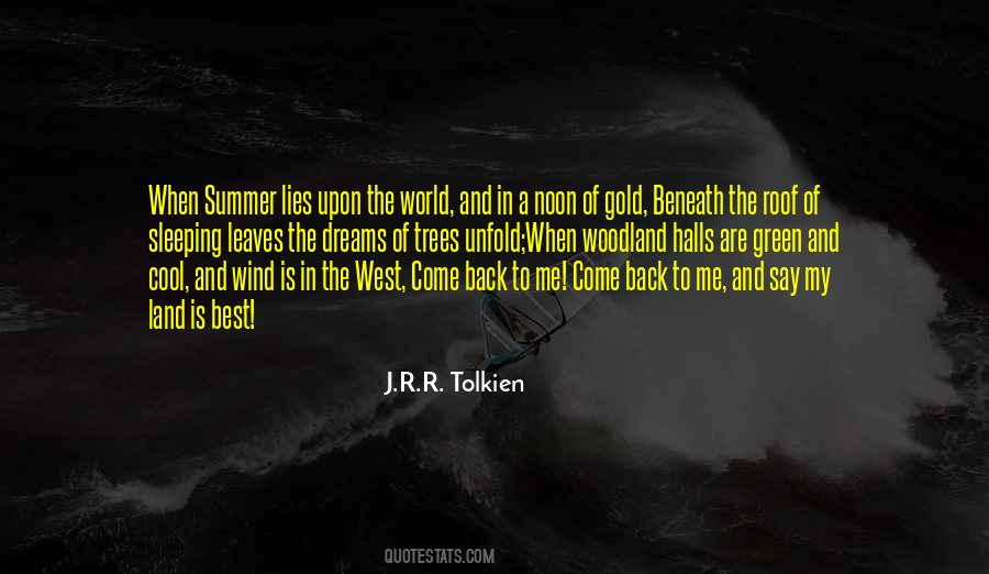 Quotes About Summer Wind #1189972