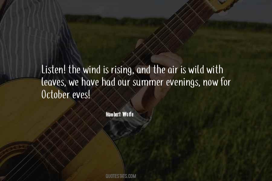 Quotes About Summer Wind #403749
