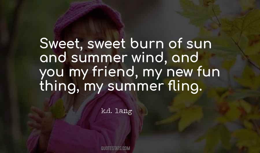 Quotes About Summer Wind #763577