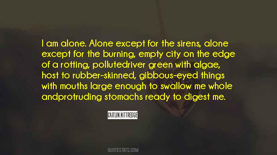 Am Alone Quotes #977967