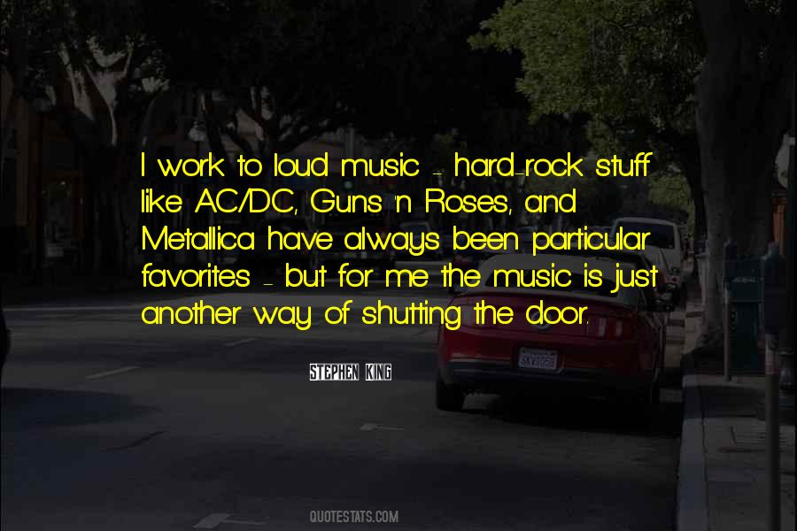 Quotes About Hard Rock Music #287803