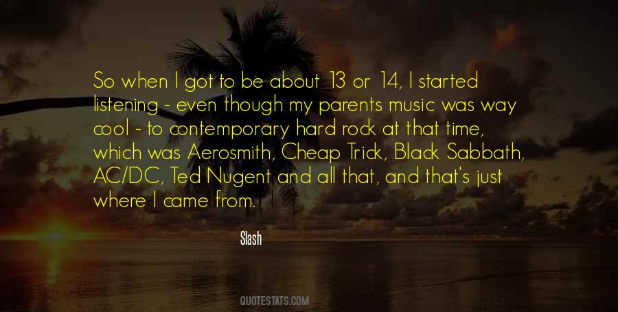 Quotes About Hard Rock Music #850741