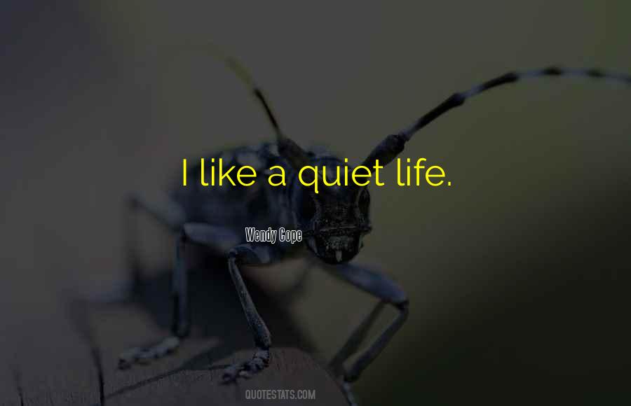 Quotes About Quiet Life #574382