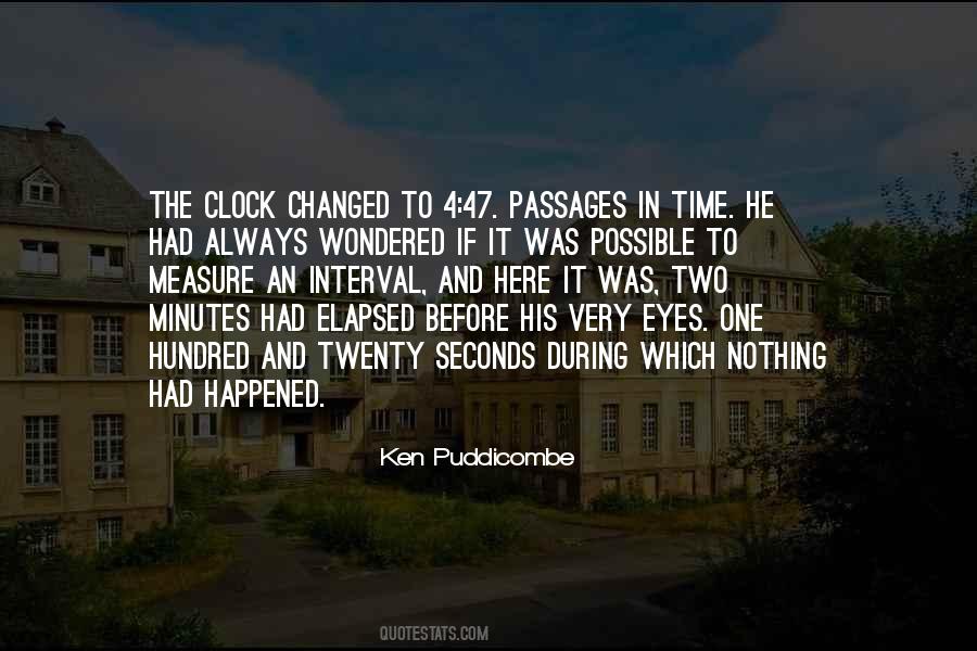 Quotes About Passages Of Time #1669694