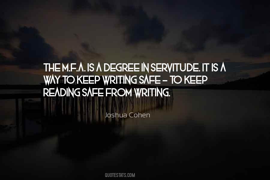 Quotes About Servitude #37293