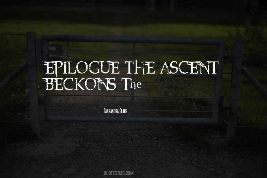 Beckons Me Quotes #1023508