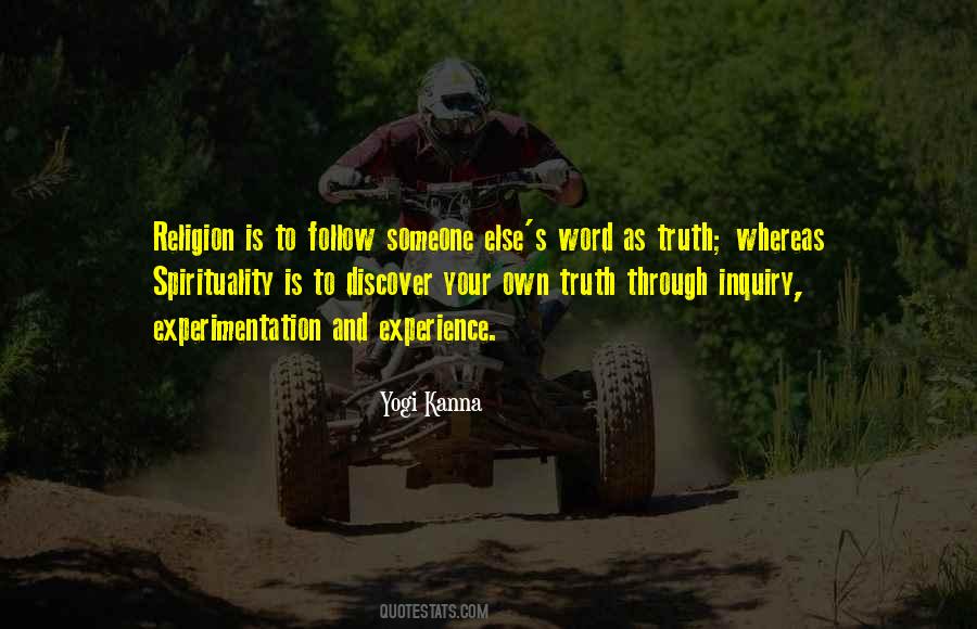 Quotes About Spirituality Vs Religion #872104
