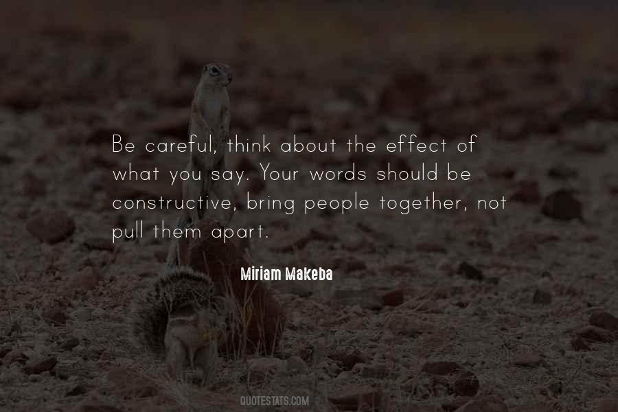Effect Of Words Quotes #264242