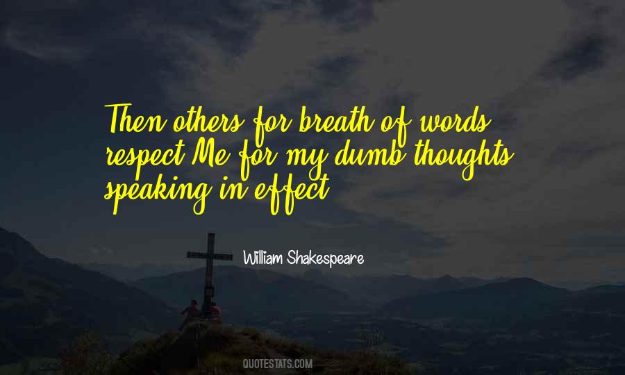 Effect Of Words Quotes #408439