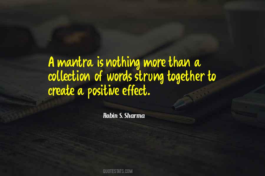 Effect Of Words Quotes #500983