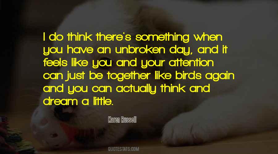 Quotes About Little Birds #1793698