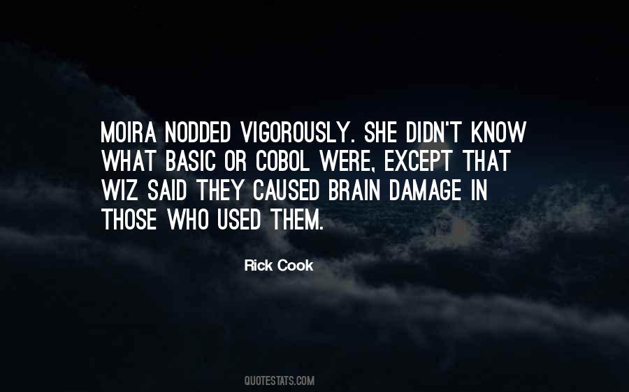 Quotes About Brain Damage #1521100