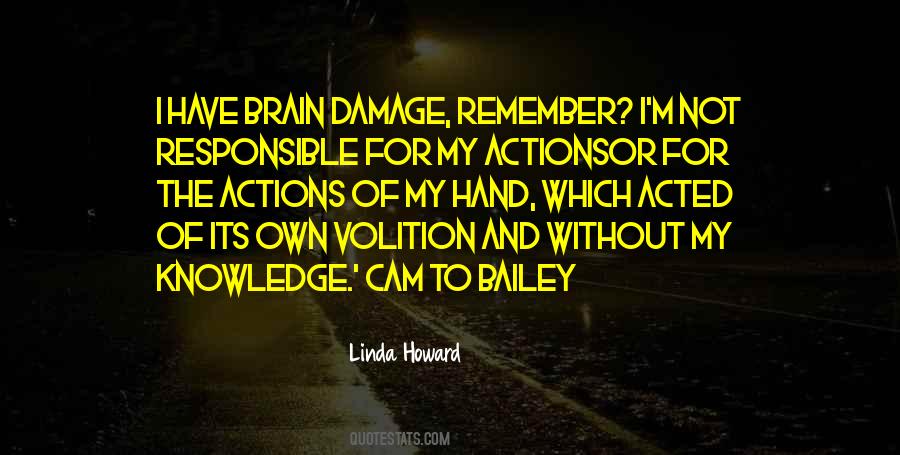 Quotes About Brain Damage #983383