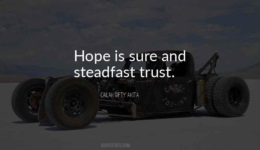 Quotes About Steadfast #1693624