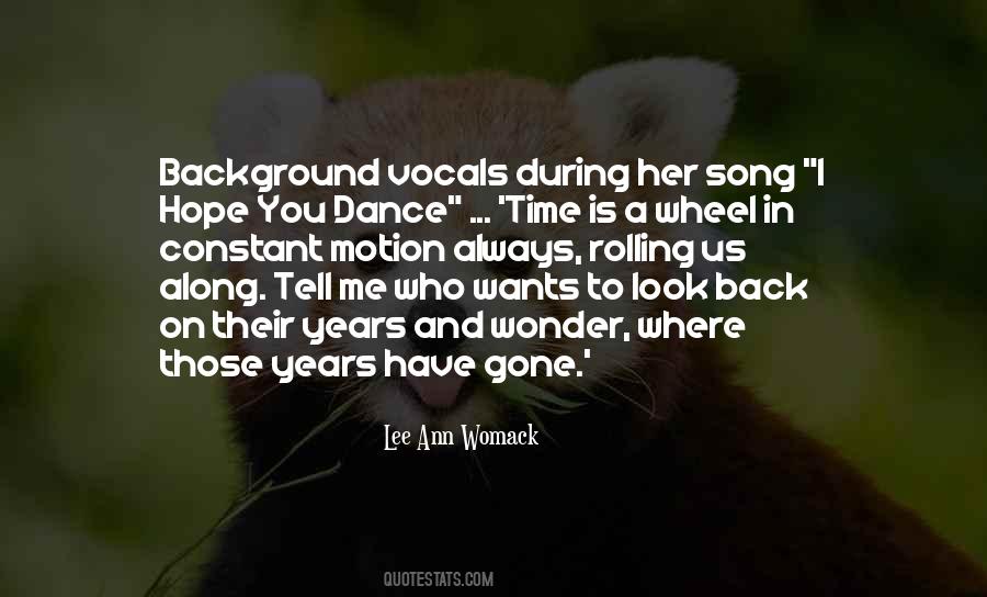 Time Song Quotes #71558