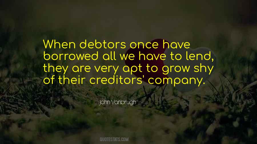 Quotes About Debtors #1633878